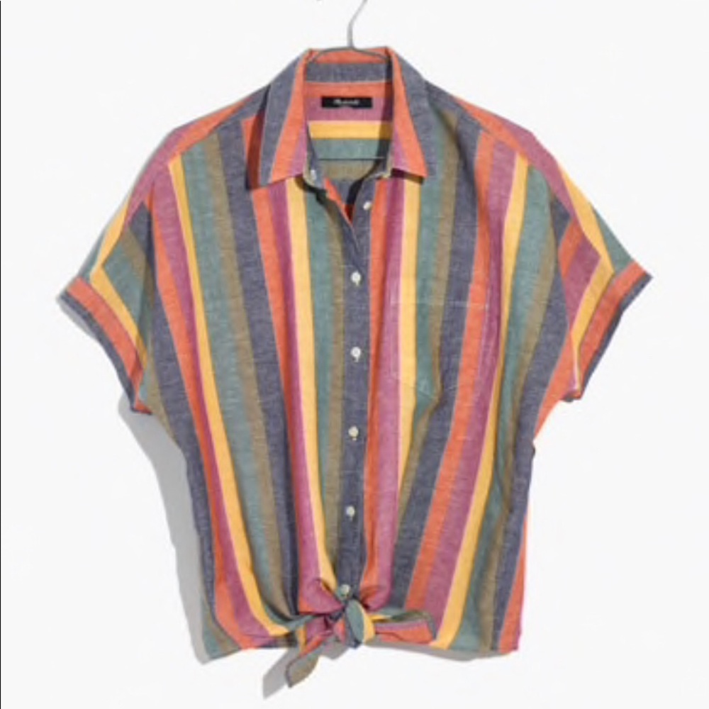 Madewell Stripped Button Up
